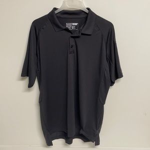 5.11 Tactical Dark Gray Polyester Polo Men’s Large